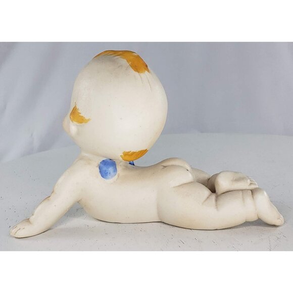 FBIA Kewpie Baby Figurine Fine Porcelain Taiwan Blue Wings - Picture 4 of 5